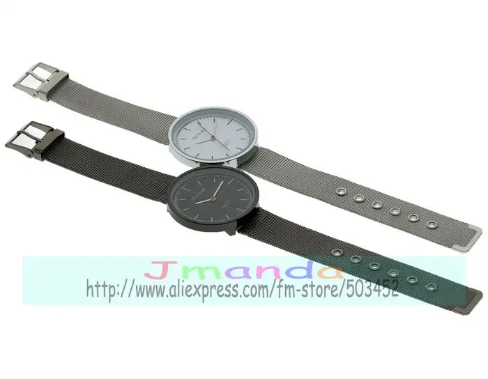 100 шт./лот Модные женские кварцевые часы унисекс с сетчатым браслетом|watch strawberry