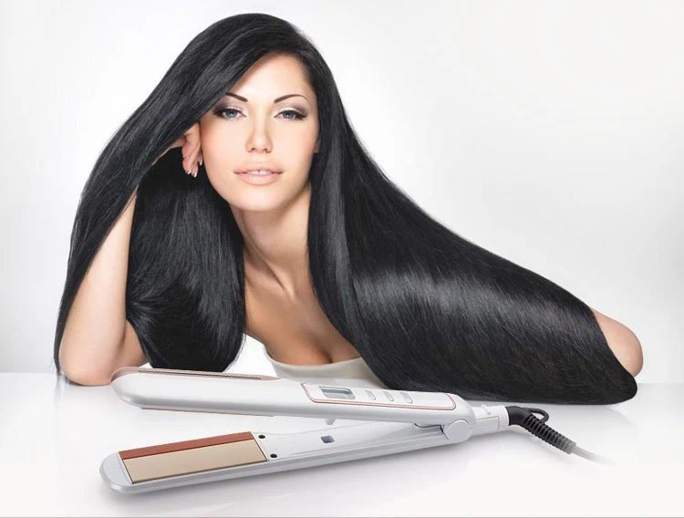 Новинка электрическая резиновая пластина зажим для волос быстрый нагрев от 100 до