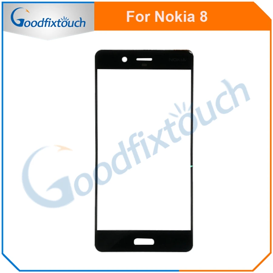 1 шт. для Nokia 8 сенсорный экран сенсорная Передняя стеклянная линза Панель Высокое