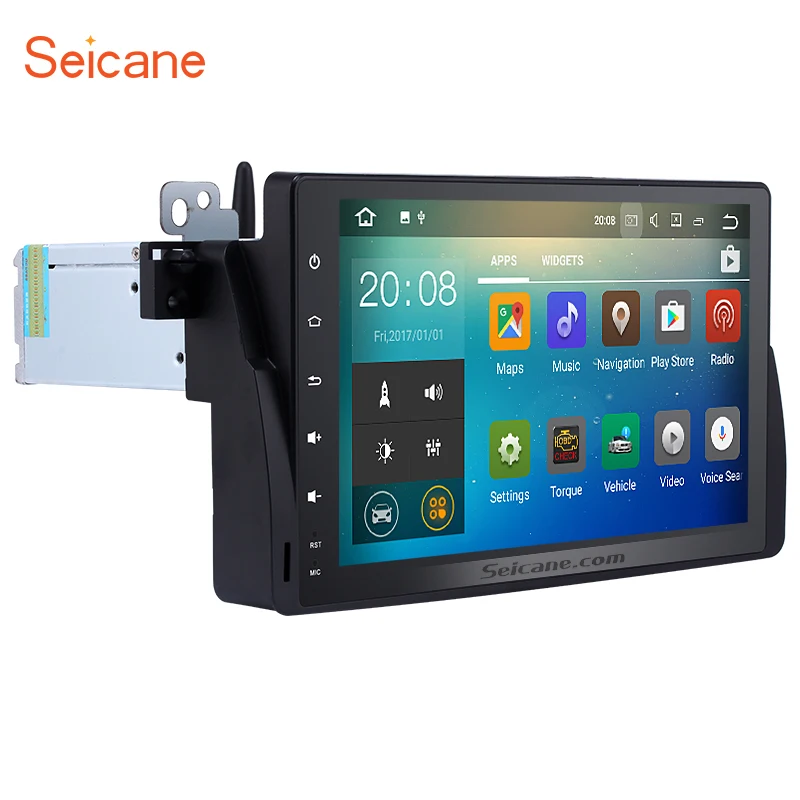 Seicane Android 7 1 9 &quot1Din автомобиль радио GPS Мультимедийный проигрыватель головное