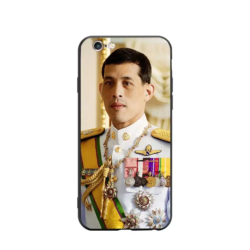 ТПУ чехол для iPhone 6 7 8 S XR X Plus 11 Pro Max с изображением короля Махи ваджиралонгкорна |