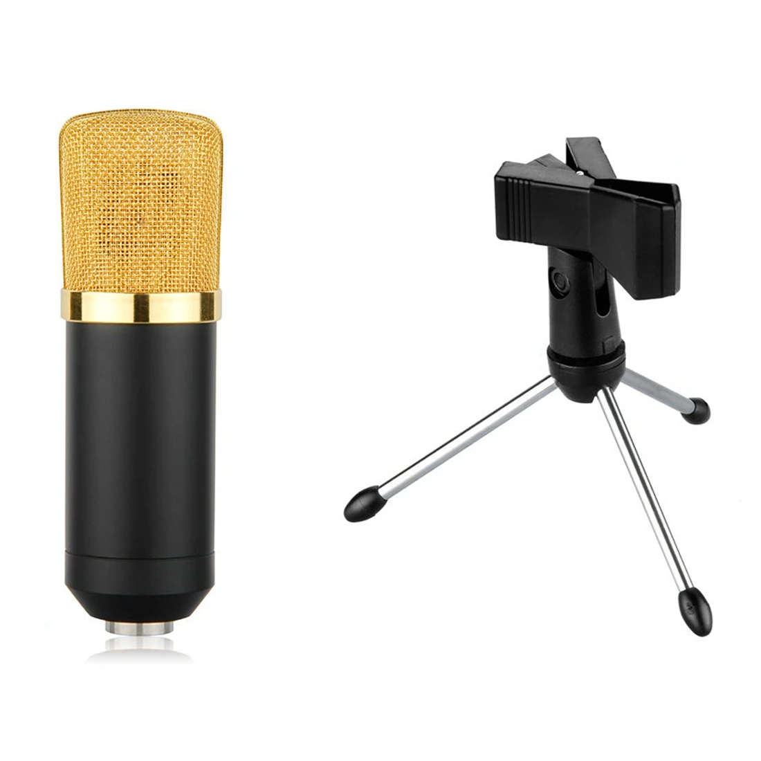 Аудио Динамический USB Podcast конденсатор miniphone ПК записывающий микрофон + подставка