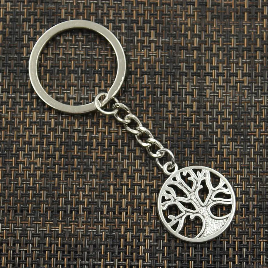 Модный брелок 26x23 мм в форме дерева мира подвески ручная работа мужские ювелирные