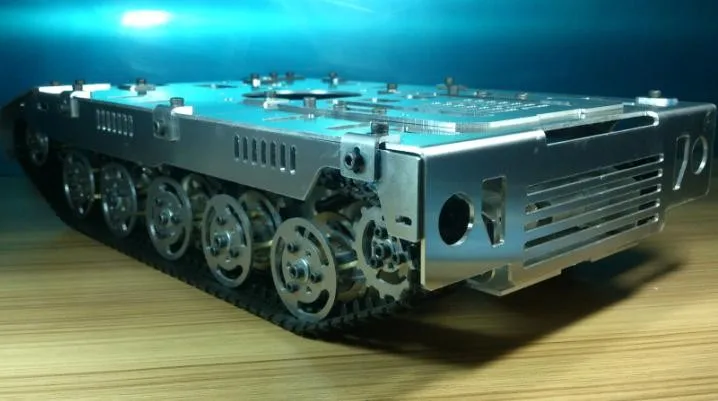 RC металлический корпус танка гусеничный автомобиль умный независимая подвеска