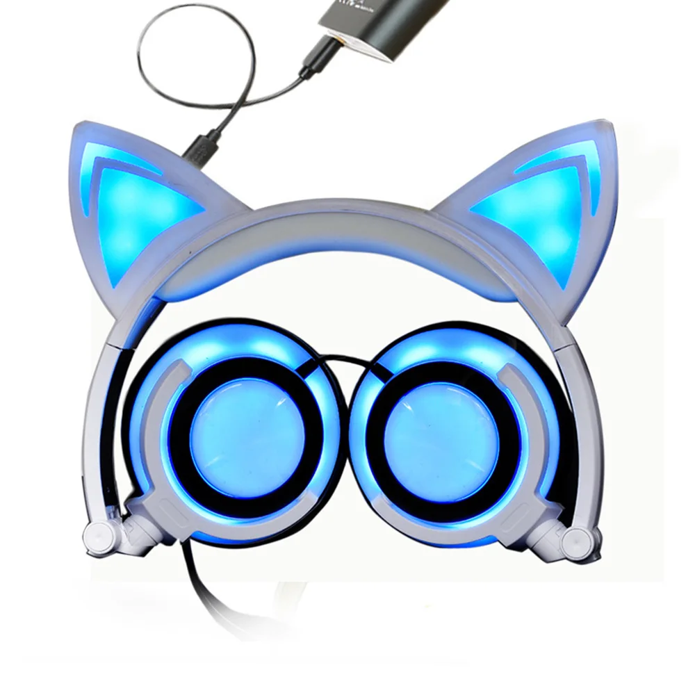 Новинка 2018 года девушка кошачьими ушками светодио дный светодиодные фонари 3 5 мм