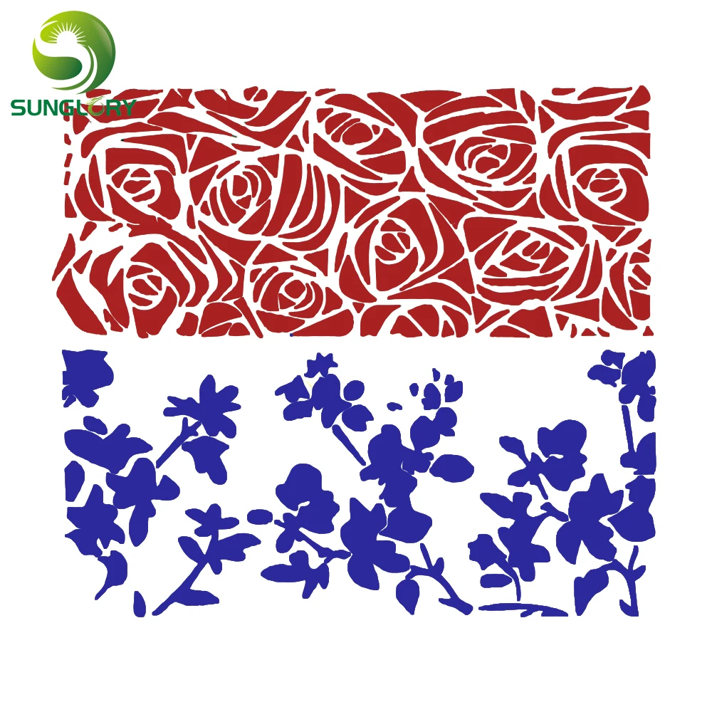 6 узоров цветок Фондант пирожное трафарет Свадебные украшения для торта формы