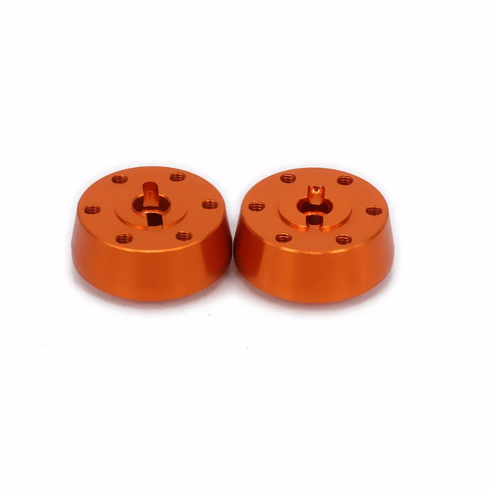RCAWD 2 шт. Алюминиевый адаптер с шестигранной головкой на переднее колесо для 1/10 Axial