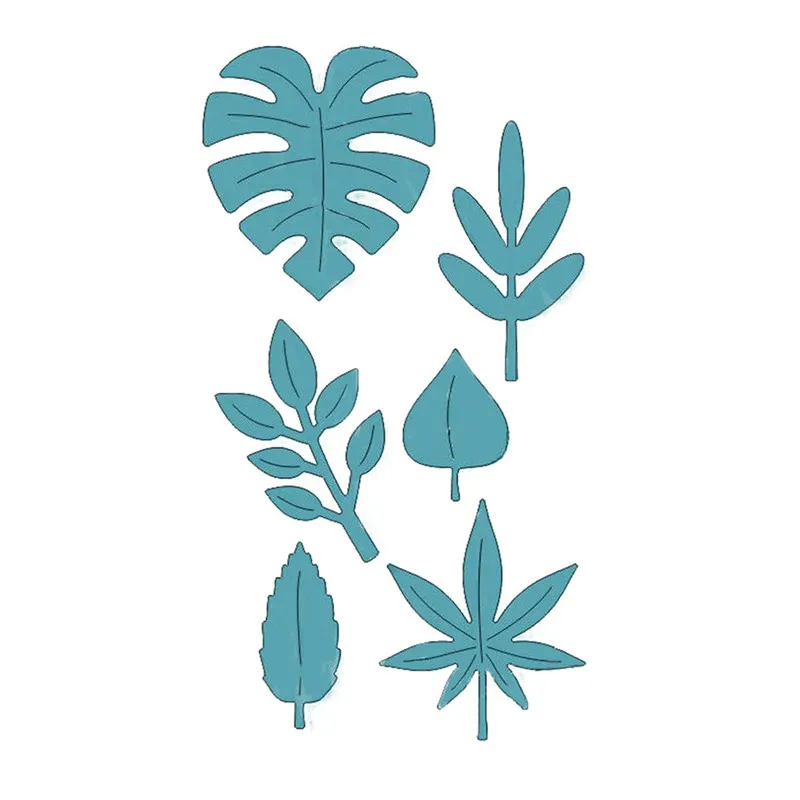GJCrafts листья штампы металлические Вырубные штампы для изготовления открыток Скрапбукинг DIY альбом тиснение бумаги ремесло Завод лист вырубной