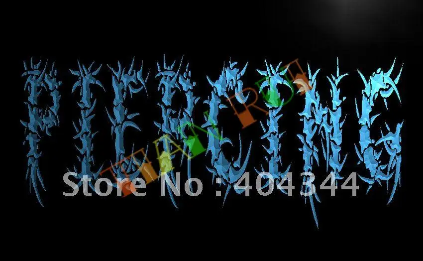 

LB295- OPEN Piercing Body Ear Tattoo LED Neon Light Sign