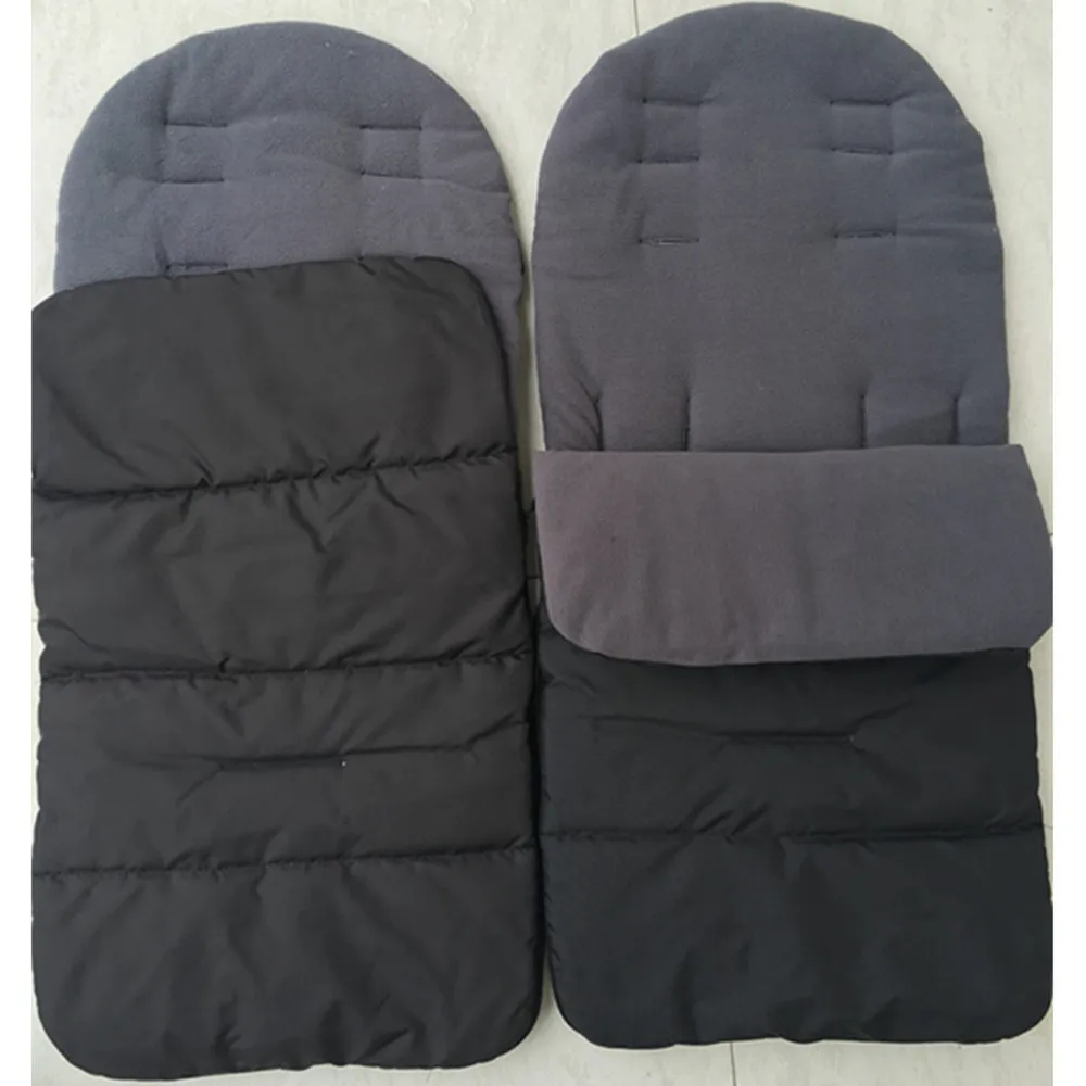 Зимний детский универсальный Footmuff Cosy Toes фартук лайнер Багги коляска спальные мешки ветрозащитный теплый толстый хлопковый коврик