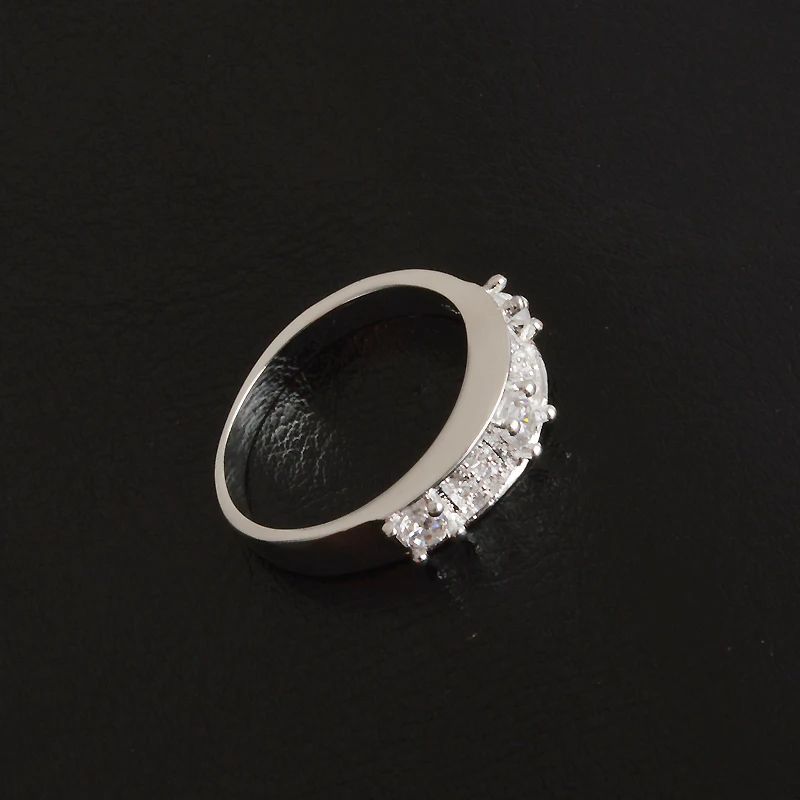 Drop shipping fashion women's jewelry 925 sterling silver white Crystal rings for women ring | Украшения и аксессуары