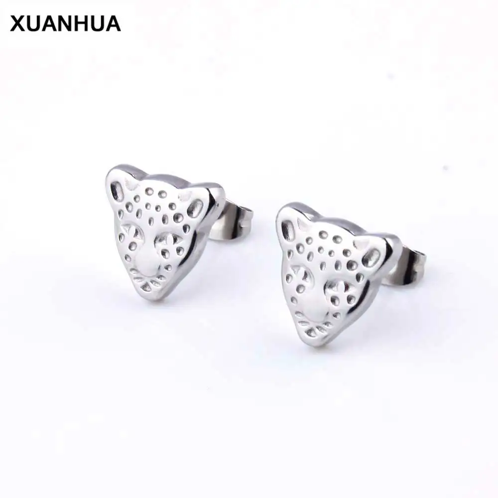 Серьги гвоздики XUANHUA из нержавеющей стали для женщин ювелирные изделия серьги с