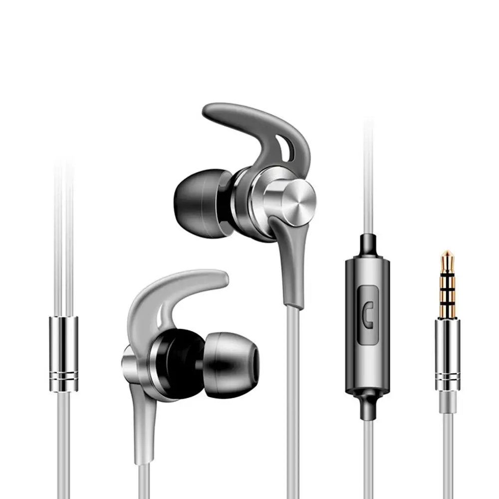 QKZ EQ1 металлические наушники, наушники-вкладыши с микрофоном, гарнитура, наушники для мобильного телефона, планшета, наушники-вкладыши - Цвет: Silver