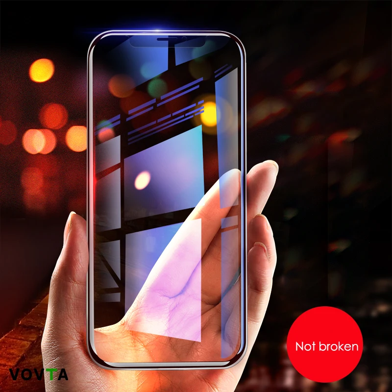 Защитное стекло VOVTA для iPhone 7, протектор экрана iPhone 8, Xr, Xs, Xs, макс. закаленное стекло на iPhone X, 6, 6s, 7, 8 Plus, Xs, стекло