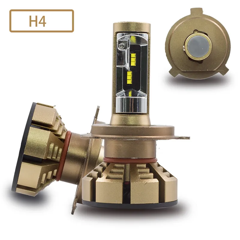 Czpvq мини Размеры H7 H4 H11 Светодиодный лампа 72W фары для 12000LM H8 H9 9005 9006 HB3 HB4 Противотуманные фары Дневные Фары Светильник 12V 24V 6500 к авто светодиодный налобный фонарь зэс чип