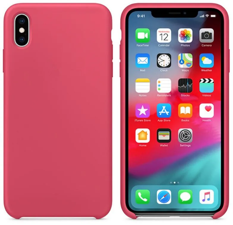 hibisus Для iphone Xs Max чехол с офоническим логотипом Жидкая силиконовая резина мягкая подушка из микрофибры чехол для телефона iphone Xs Xr Xs Max - Цвет: hibisus