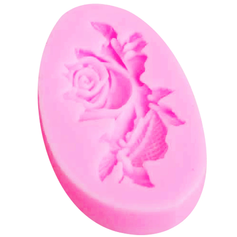 Epoxy UV Resin M752 Hot Rose Leaf Silicone Mold Fondant Cake Decorating Chocolate Candy Decoration random color | Дом и сад