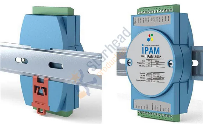 Смешанный изолированный Аналоговый Цифровой модуль ввода вывода RS485 Modbus 4AI 2AO 2DI 2DO