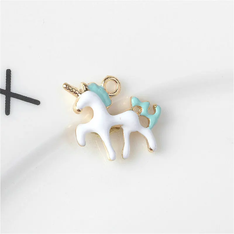 Толстая эмалированная подвеска zamak фурнитура подвески золотого цвета женское