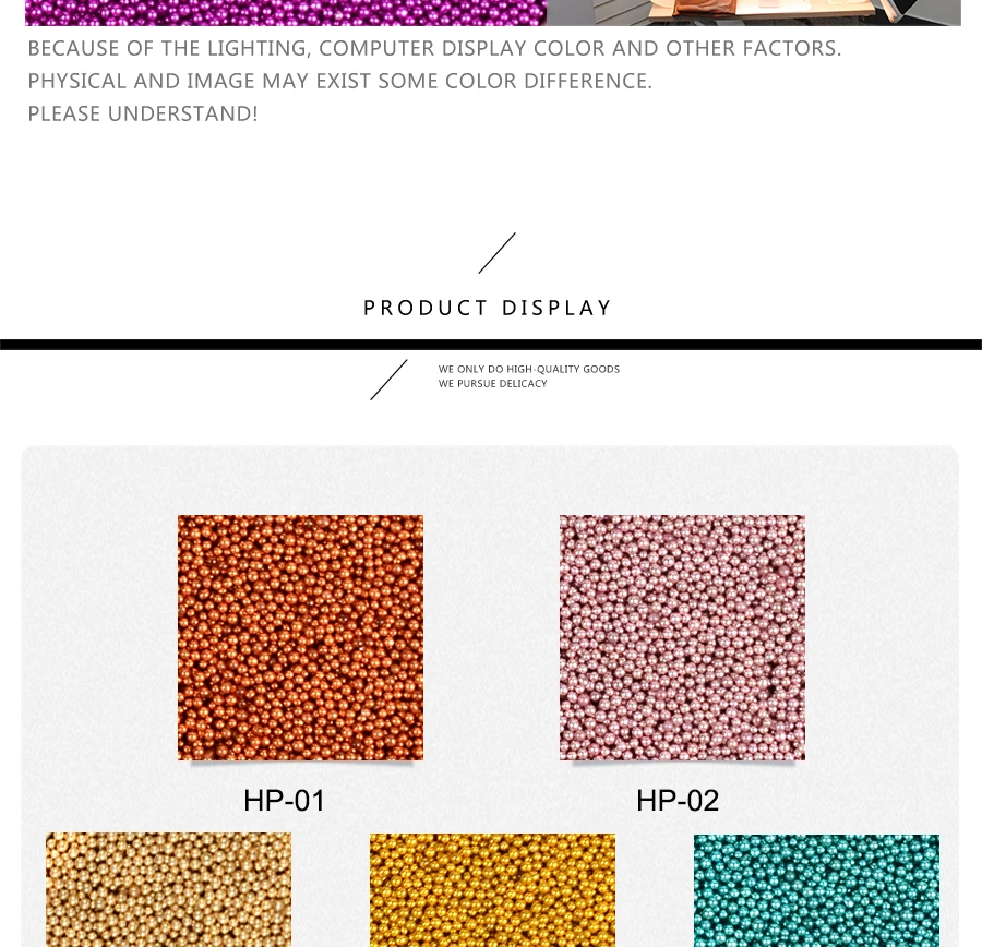 3D Металл Микро-гвоздь бисер "икра" Серебро Золото стеклянные бусины для самостоятельного изготовления ювелирных изделий одежда сумки художественные украшения Seedbeads 0,6-0,8 мм