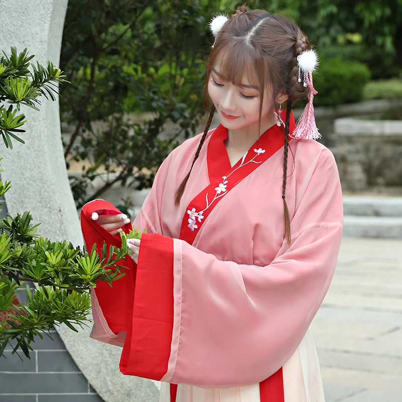 Women Folk Clothes Cosplay Fairy Costume Hanfu Clothing Chinese Traditional Ancient Dress Dance Stage Tang Dynasty Outfit DL3249 |