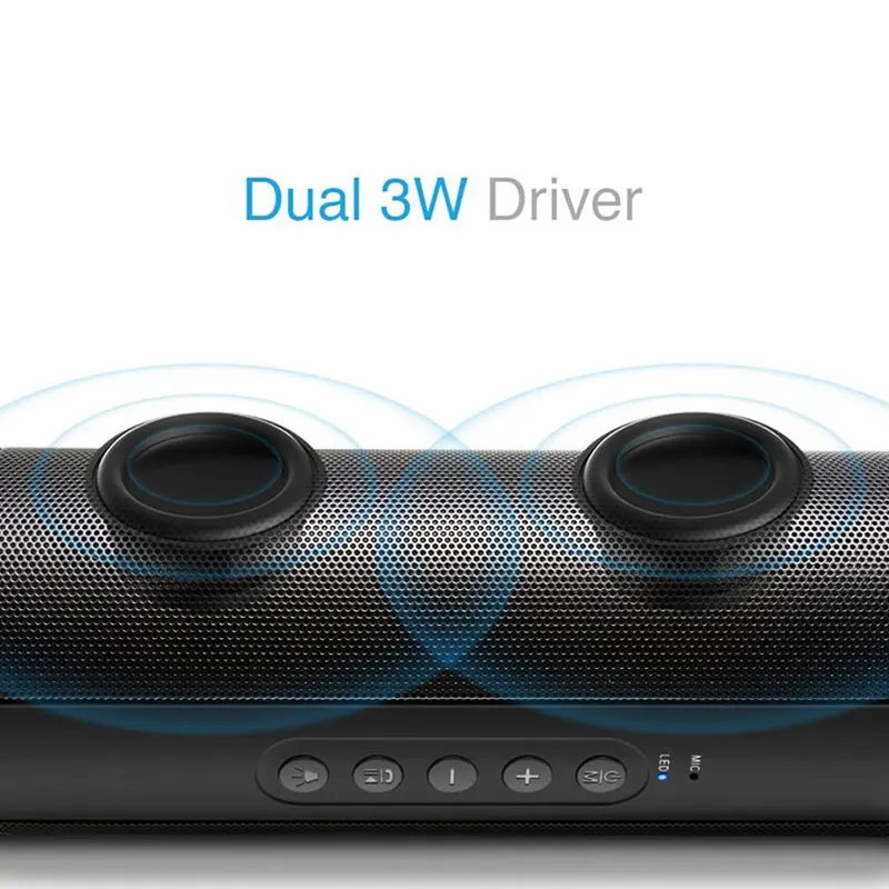 Портативная беспроводная bluetooth-колонка водонепроницаемая аудиокнига для