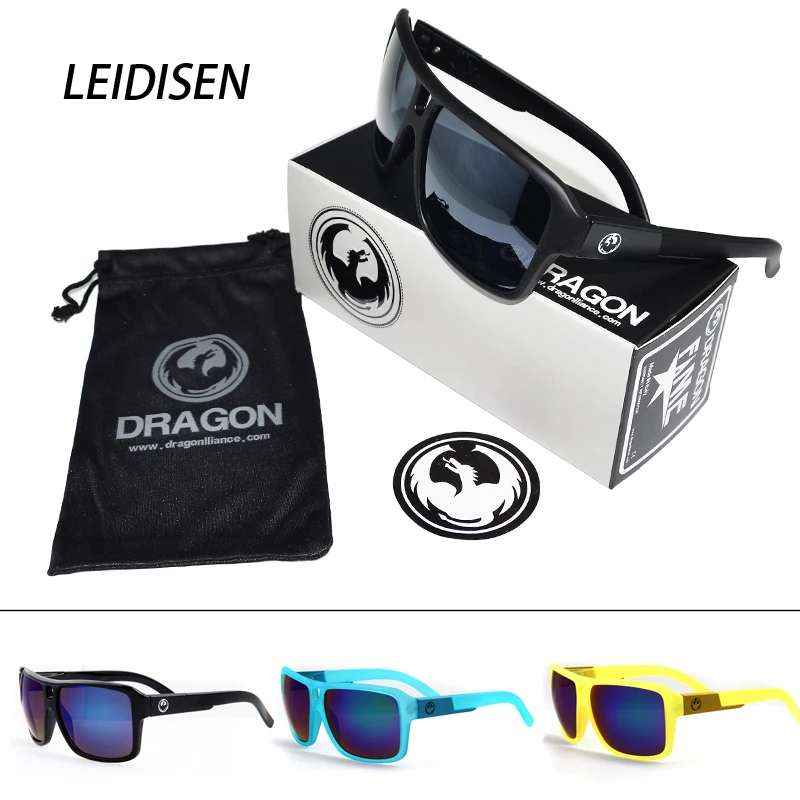 Мужские солнцезащитные очки в оригинальной пластиковой коробке Модные