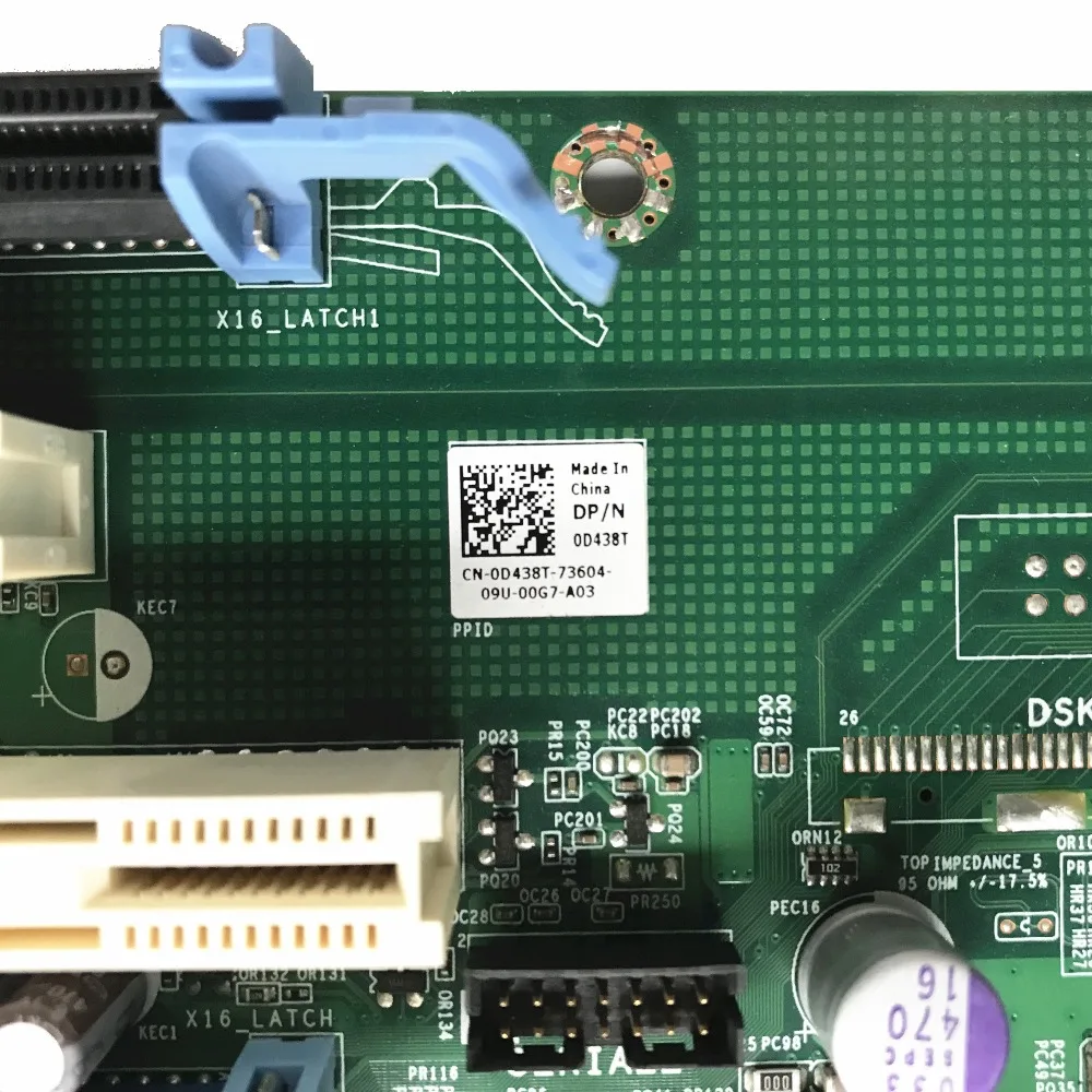 Оригинальная материнская плата для настольного компьютера DELL OPX 9020 DDR3 CN 0D438T D438T
