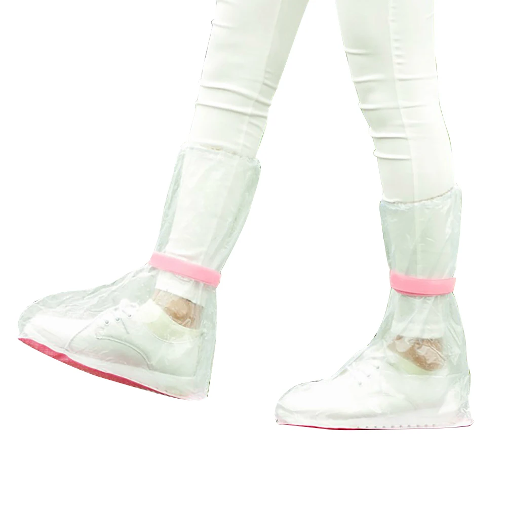 

Unisex Portable Outdoors Travel Anti Slip Rain Shoes Covers Waterproof Boots