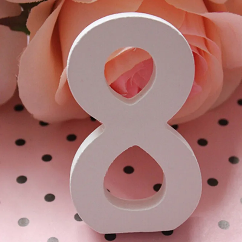 Алмазный Свадебный декор Деревянный алфавит декоративные поделки стол с номером