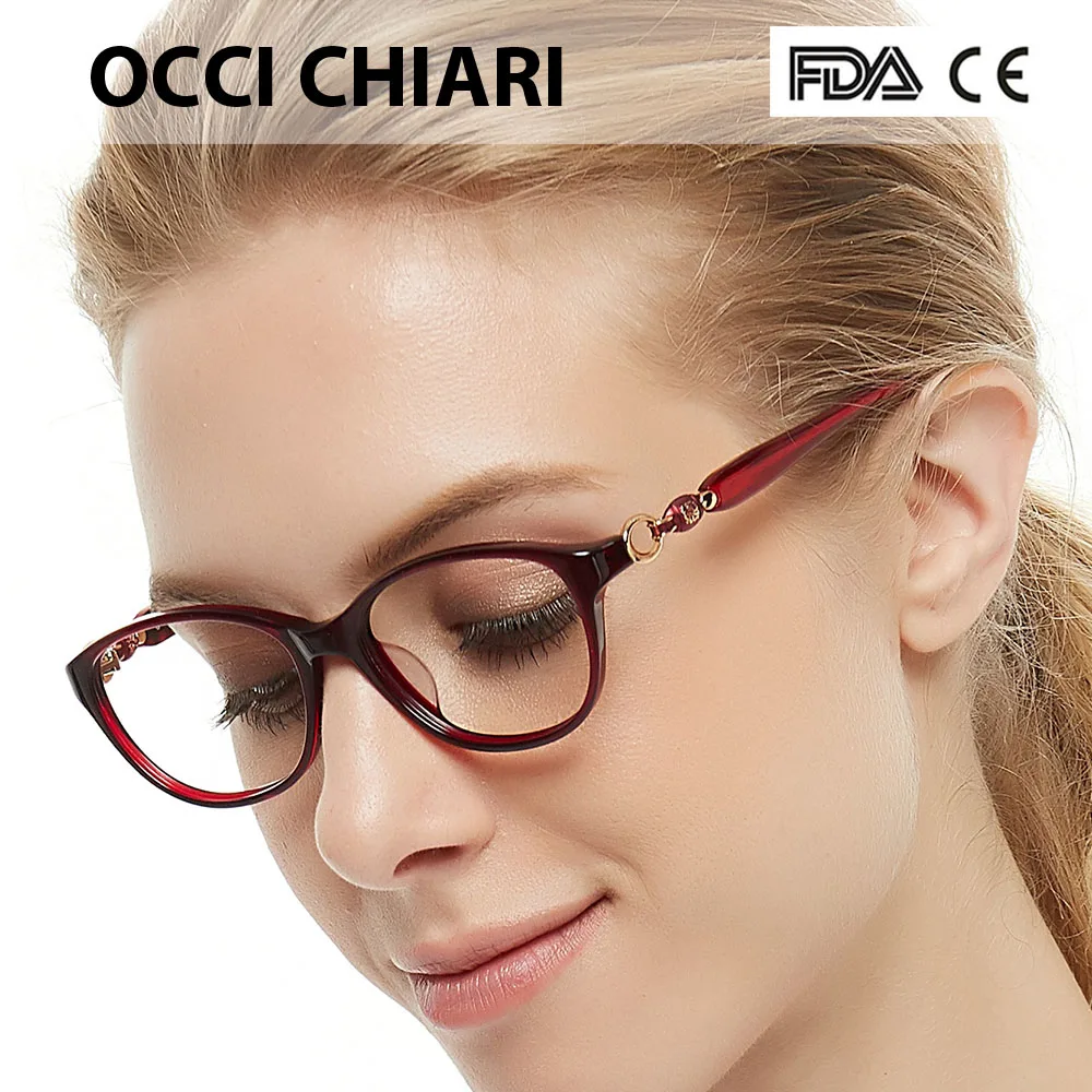 Женские очки OCCI CHIARI винтажные в ретро стиле оправа для глаз при близорукости