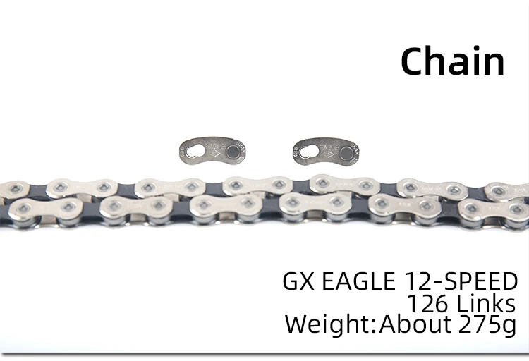 SRAM GX EAGLE 12 скоростей MTB велосипедная цепь 126 л звенья с блоком питания для 12s кассета свободного хода