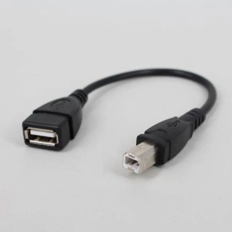 Портативный мини-адаптер USB 2 0 A мама к B папа удлинитель соединительные кабели для