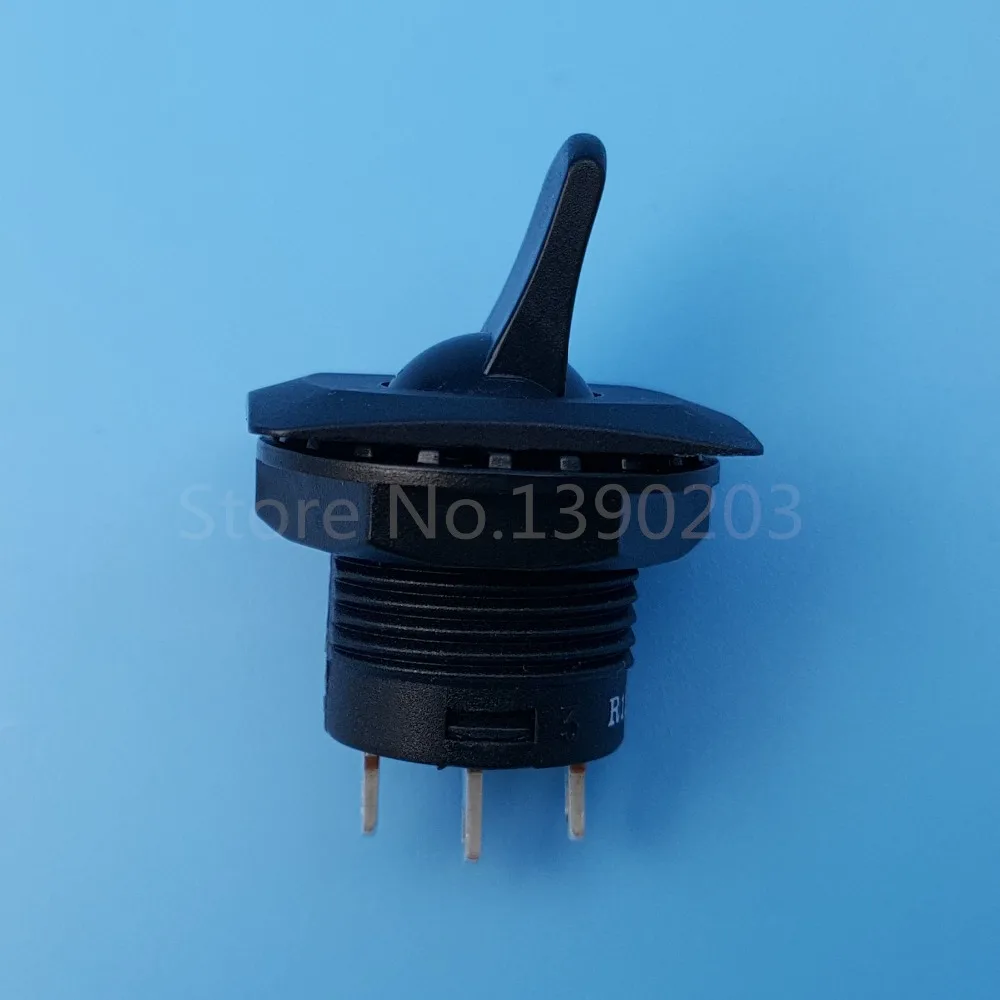 5 шт. черный SCI R13-402C 3Pin ON-ON 2 поддержание позиции круглый тумблер SPDT Панель