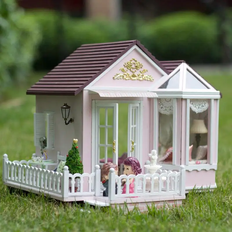 Украшения дома ремесел DIY кукольный дом деревянные куклы миниатюрные поделки