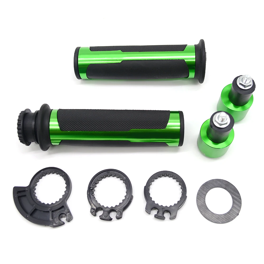 Universal 7/8'' 22MM Aluminum fit most Motorcycle handle grip sets Motorbike moto handlebar cap for yamaha honda | Автомобили и