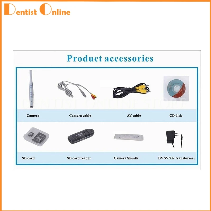 

Oral Camera 6 LED Light Video&USB With 1DB SD Card NEW Model CF-986