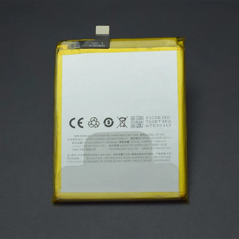 Meizu Pro 5 батарея высокого качества BT45A 3050mAh замена высокое качество Мобильный