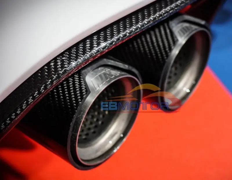 М Спорт Настоящее углеродное волокно Quad глушитель советы Pip 1 пара для BMW B271W|pip|pipping