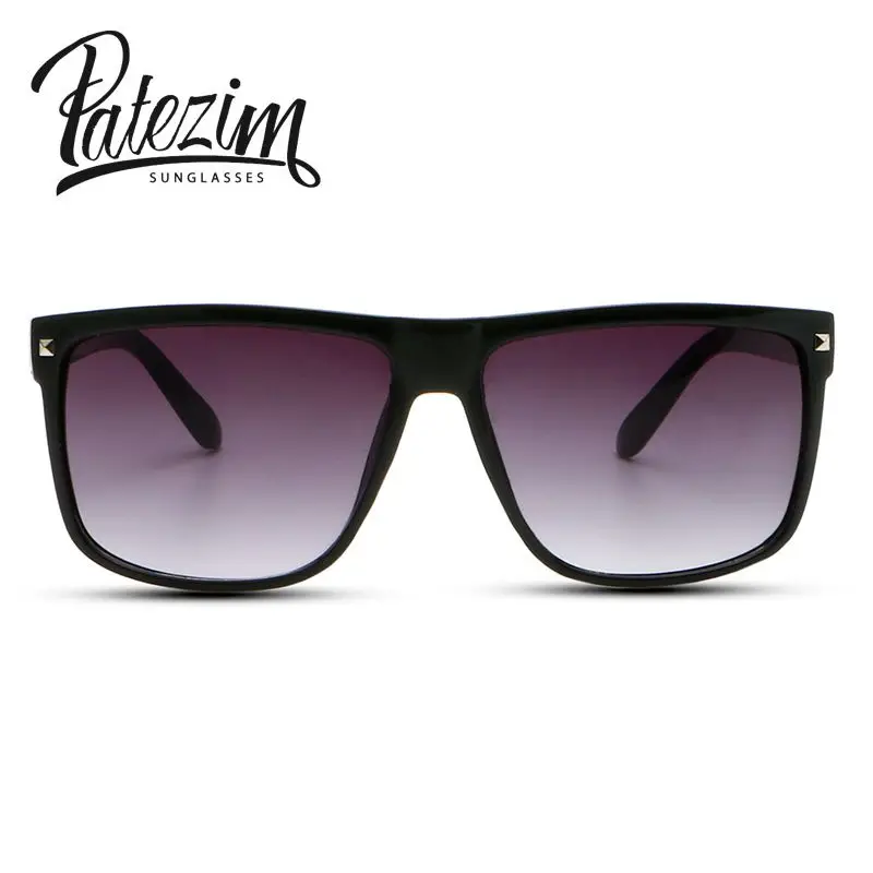 Новый Летний стиль унисекс Винтаж солнцезащитные очки в стиле ретро с заклепками