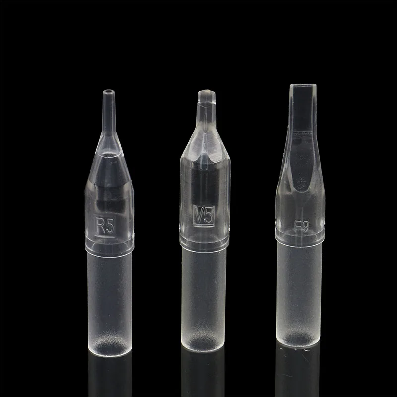 Одноразовые Типсы для татуировок 9D из прозрачного пластика с 9 алмазами разные