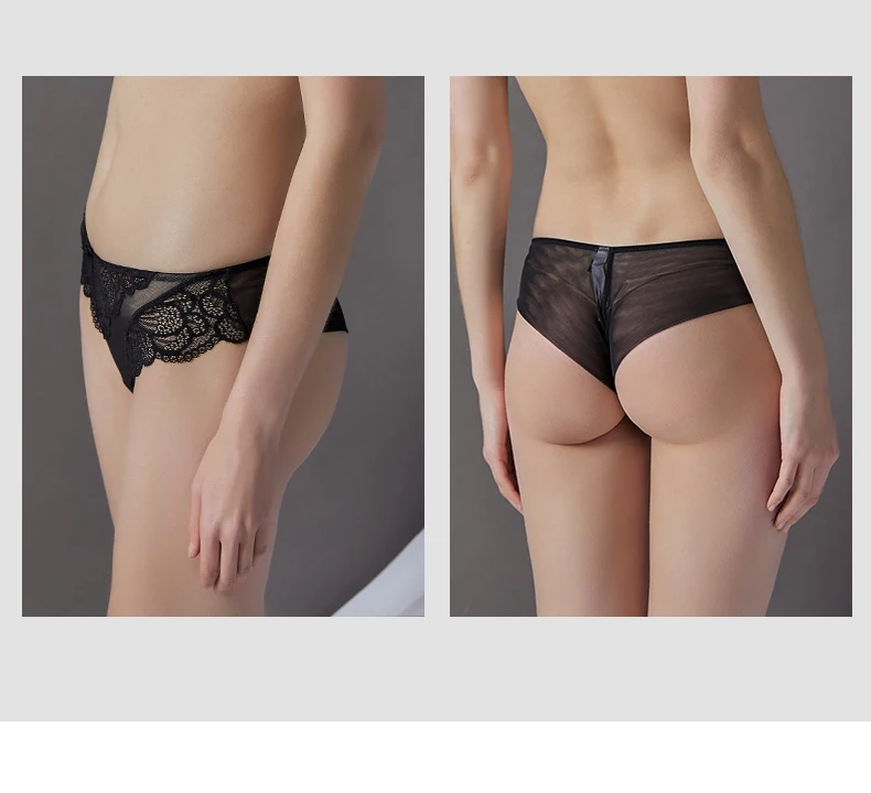 Lilymoda бесшовные сексуальные цветочные кружева выдалбливают женские прозрачные трусики уютное нижнее белье женское белье дышащая сетка низкая талия