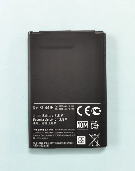 Аккумулятор телефона BL-44JH для LG Optimus P705 L4 E440 E460 P700 LS860 MS770 LG730 US730 Замена литий-ионная