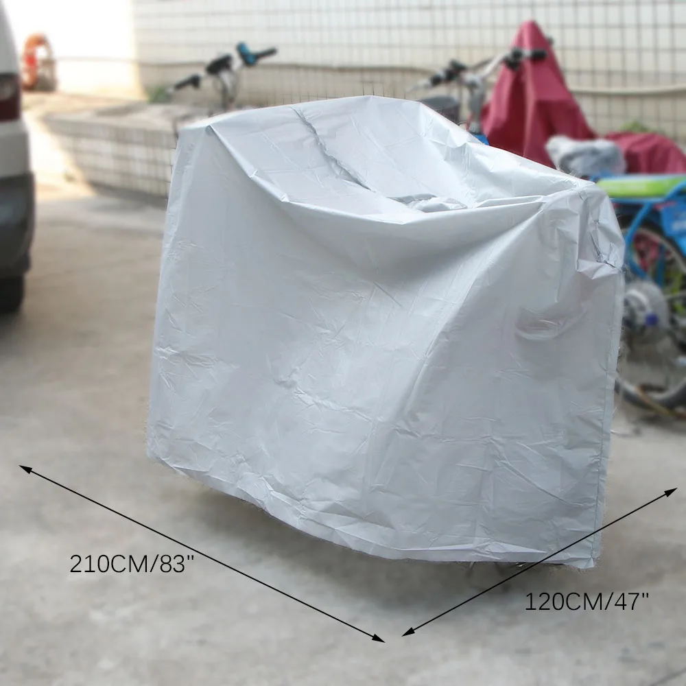 

Full Protective Motorcycle Covers Anti UV Waterproof Dustproof Breathable Hood Motorbike Rain Cover