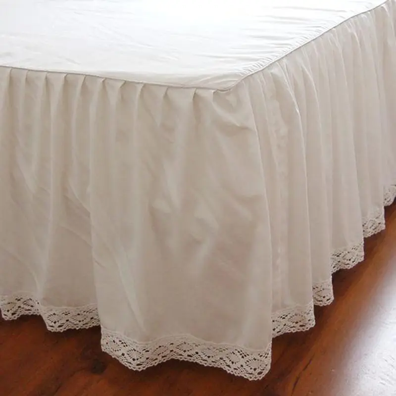 Белое постельное белье полностью хлопковое простыня принцессы удобные