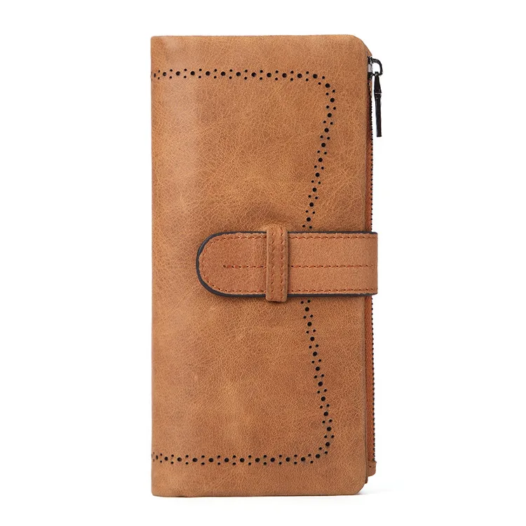 Хит повседневный стиль RFID анти магнитный мужской кошелек масло воск Воловья кожа