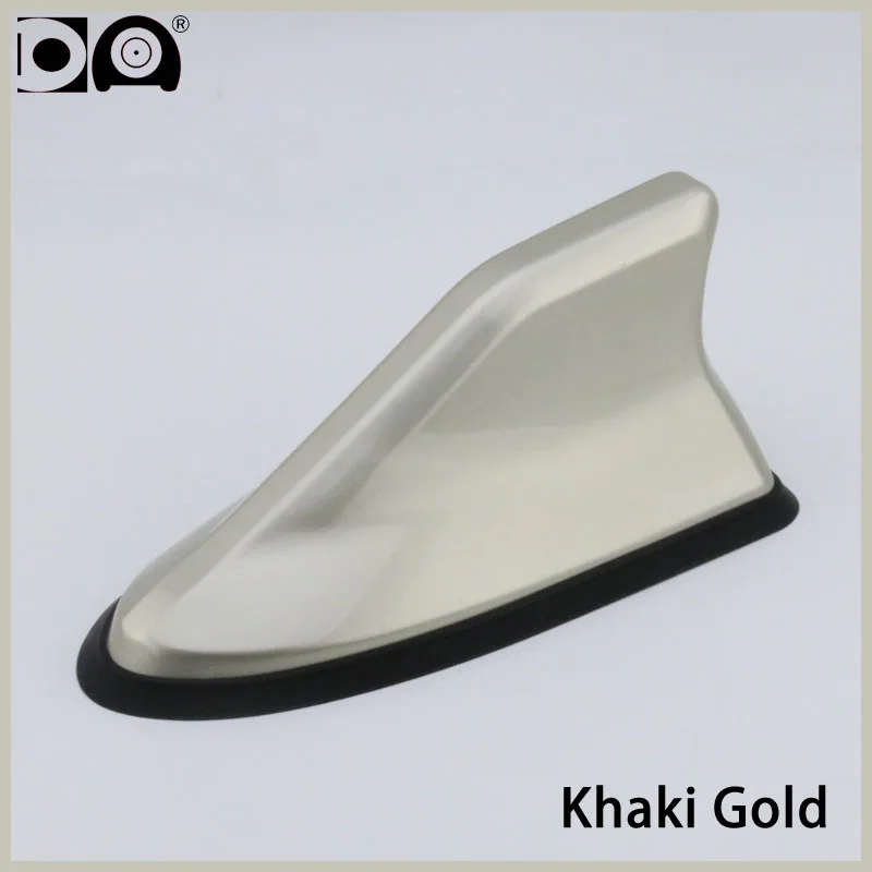khaki gold Водонепроницаемый акульих плавников антенна сильный радиосигнал антенны авто аксессуары автомобиль-Стайлинг подходит для Citroen Grand C4 Picasso - Цвет: khaki gold