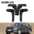 Брызговики, 4 шт., для автомобилей Крыло брызговиков, 2012, 2013, Skoda Rapid, 2014