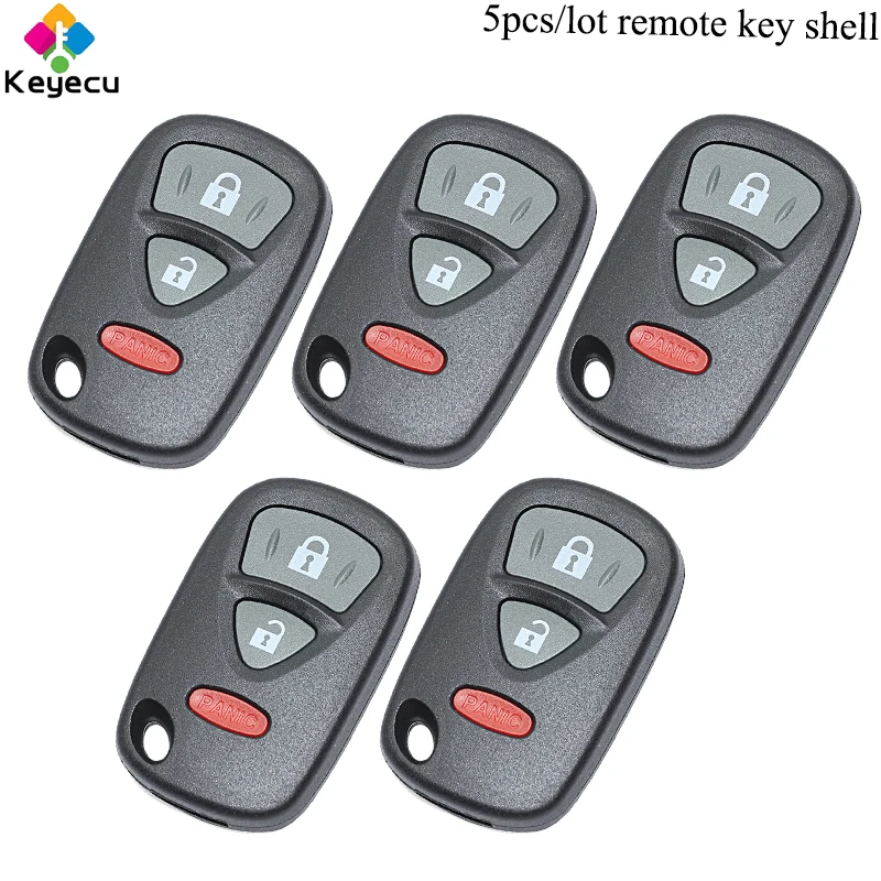 KEYECU 5 шт./лот чехол для автомобильного ключа с дистанционным управлением 2