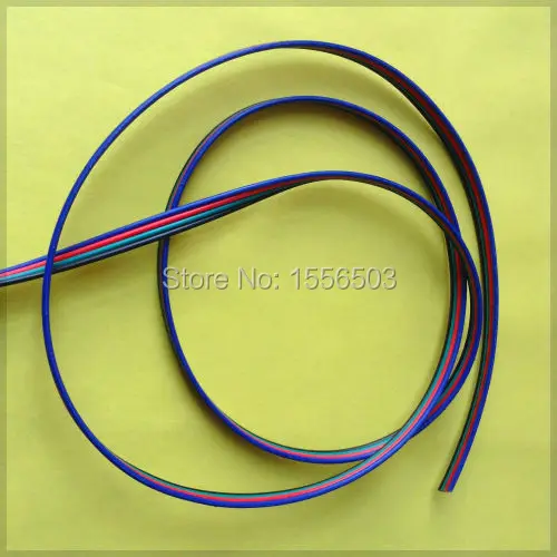 100-метровый RGB провод луженая медь 4 Pin AWG 22 изолированный ПВХ удлинитель
